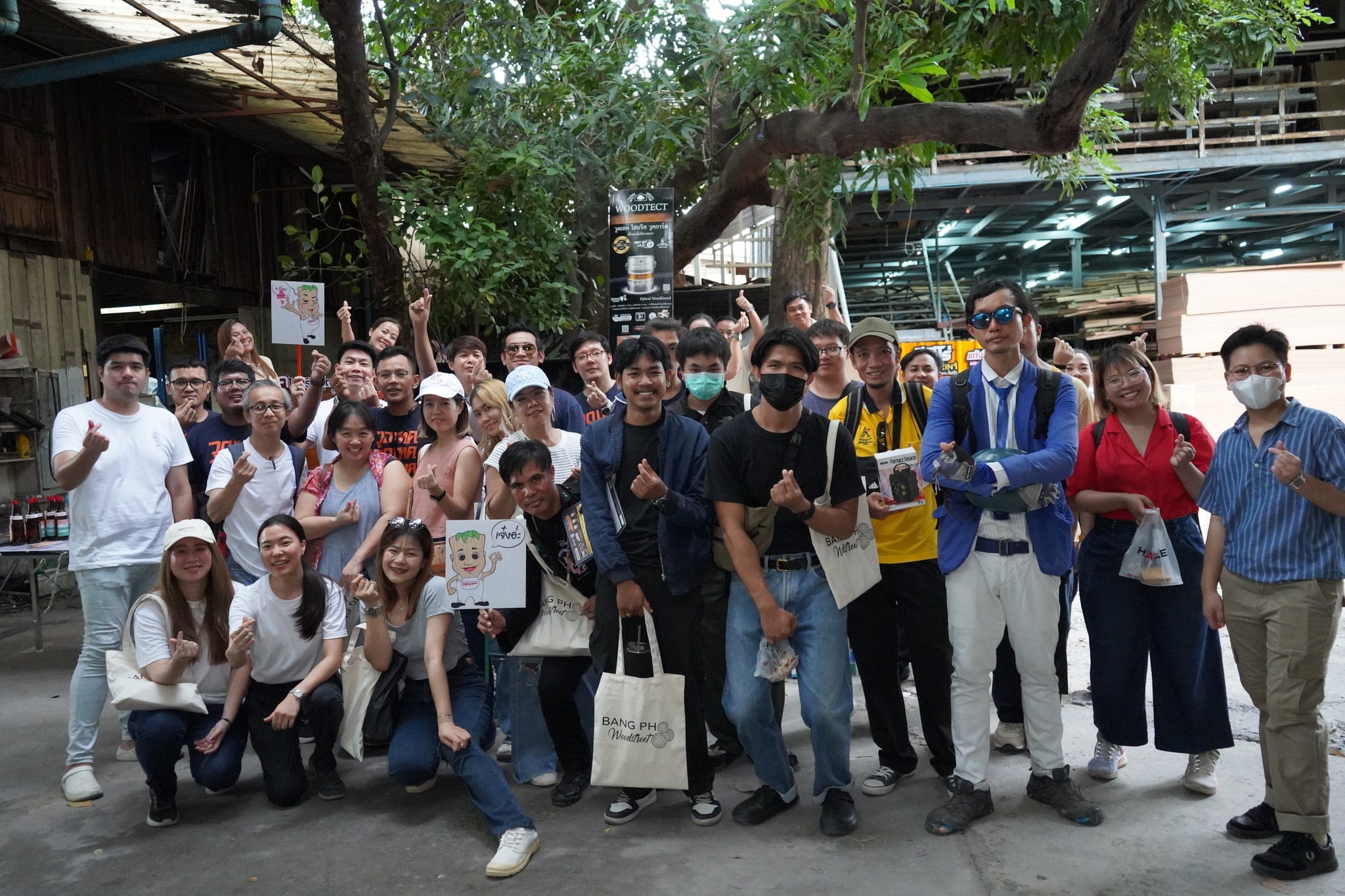 งาน Bangpho Woodstreet ถนนสายไม้บางโพ สีวูดเทค เคมเกลซ สีฮีโร่ 